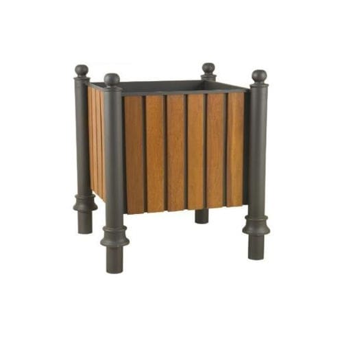 Jardinière en tôle - FR011 - irollo - en fonte / en fer galvanisé / en iroko