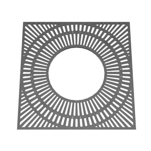 Grille d'arbre carrée - GA Q 100.50 - irollo - en fonte