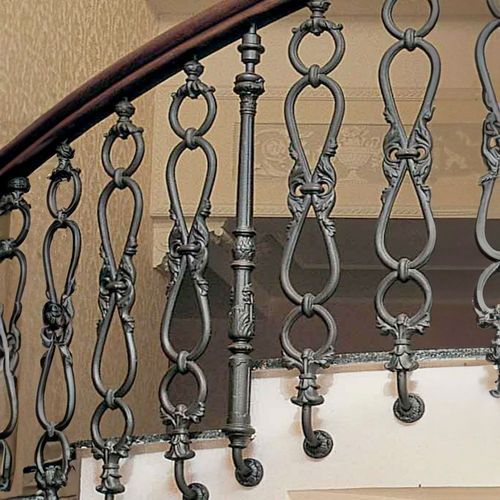 Balustrade en fonte - CAPS011 - irollo - en fonte d'aluminium / d'intérieur / d'extérieur