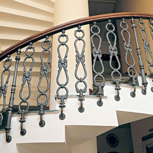 Balustrade en fonte - ER003 - irollo - d'intérieur / pour escalier / en applique