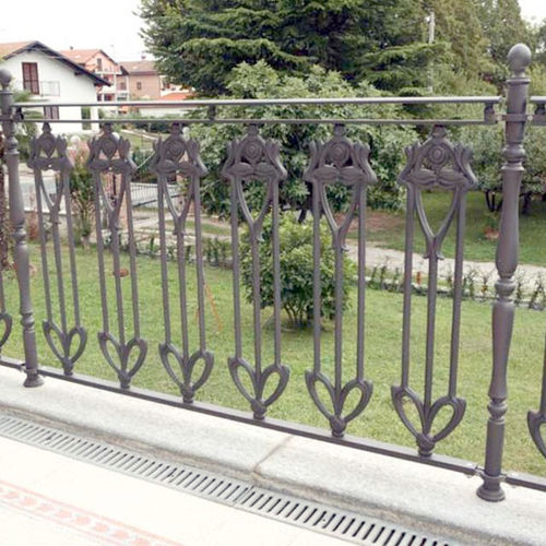 Balustrade en fonte - ER005 - irollo - d'extérieur / pour terrasse / pour escalier