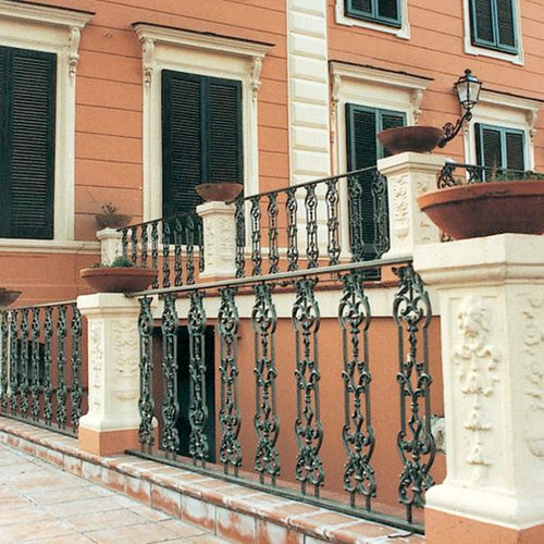Balustrade en fonte - ER008 - irollo - d'extérieur / pour terrasse / pour escalier