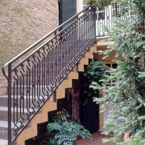 Balustrade en fonte - ER027 - irollo - d'extérieur / pour terrasse / pour escalier