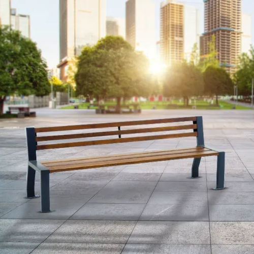 Banc public contemporain - PN018 - irollo - en fer / en acier galvanisé / en pin