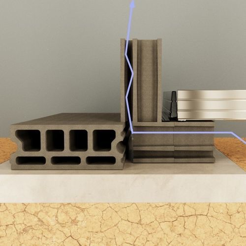 Bloc de béton creux - B series - ecohousesystem - pour mur / antisismique / éco-construction
