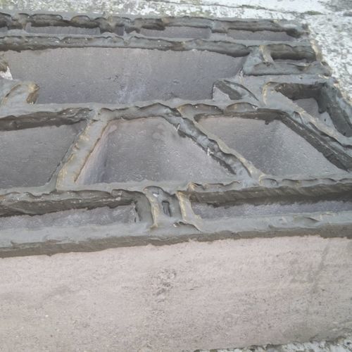 Mur en béton - ECOGRIP  - ecohousesystem - de terre cuite / modulable