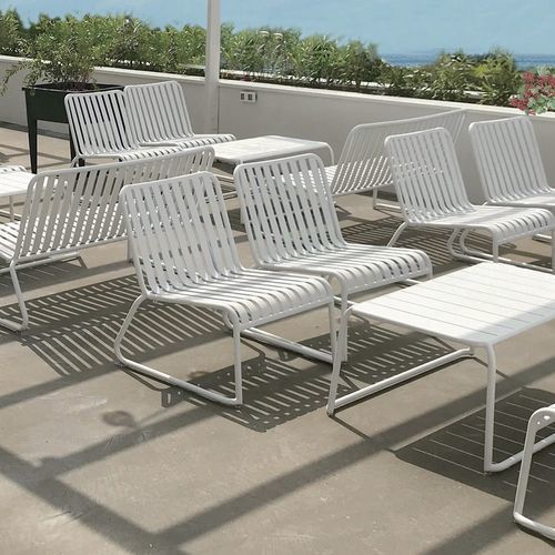 Fauteuil contemporain - Brighton - Zaneti - en aluminium / en aluminium / ergonomique