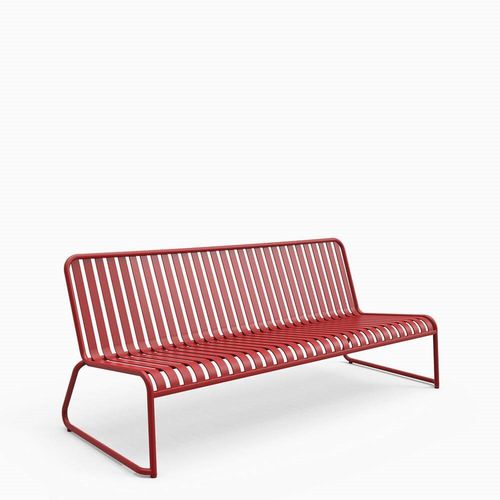 Banc de jardin contemporain - Brighton - Zaneti - en aluminium / avec dossier / sans accoudoirs