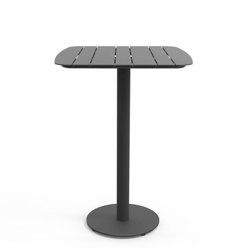 Table mange-debout contemporaine - Agora - Zaneti - en métal / avec piètement en métal / rectangulaire