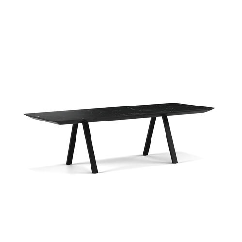 Table à manger contemporaine - Havana - Zaneti - en chêne / en aluminium / en aluminium extrudé