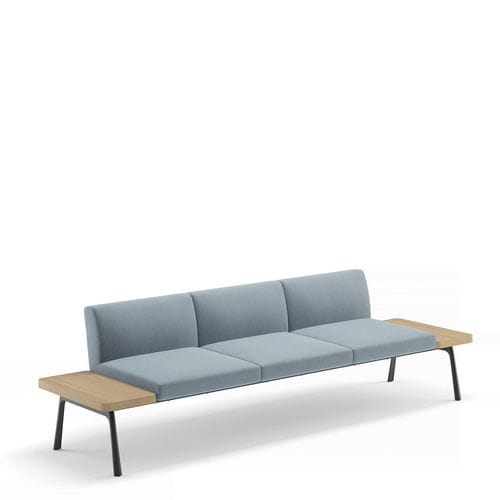 Banquette contemporaine - Altitude - Zaneti - en tissu / avec piètement en métal / pour établissement public