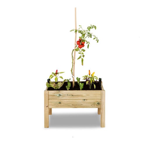 Jardinière en pin - Leo - Hortalia - rectangulaire / contemporaine / pour les zones urbaines
