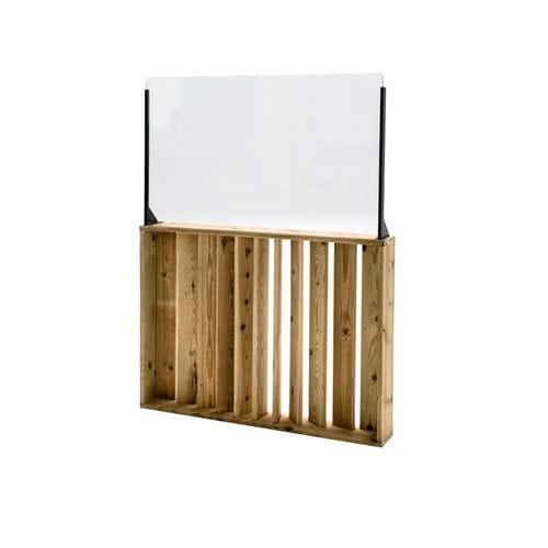 Séparateur d'espace d'extérieur - BF100PH60 - Hortalia - bois / pour restaurant / pour hôtel