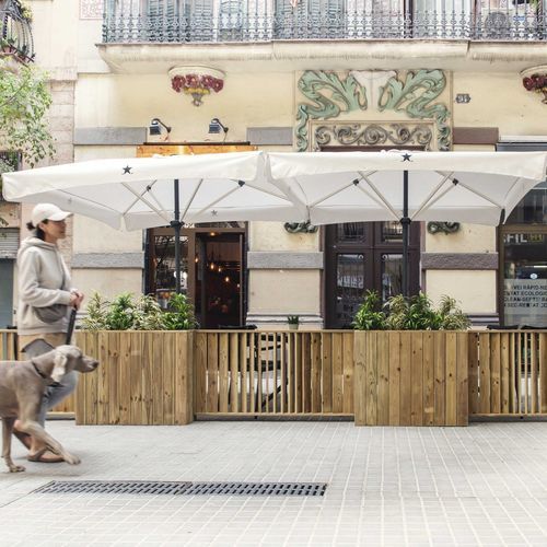 Séparateur d'espace en bois - BF150 - Hortalia - pour restaurant / pour hôtel / pour terrasse