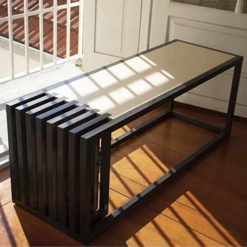Banc contemporain - RO - Laengsel - en contreplaqué / en bouleau / en bois teinté