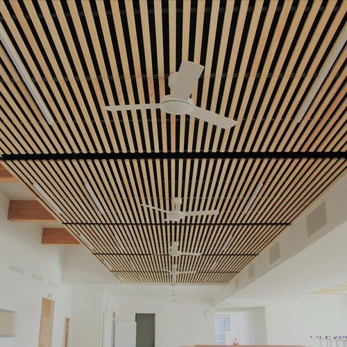 Faux-plafond en bois massif - WL H8 38 - Woodslines - en mélèze / en chêne / en pin