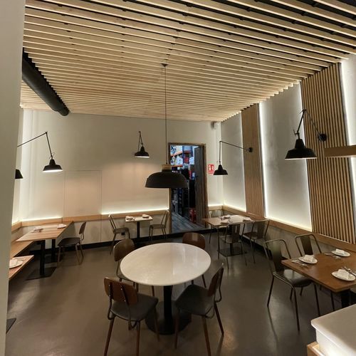 Panneau acoustique pour mur - WL V5 68 - Woodslines - en mélèze / en bois massif / en chêne