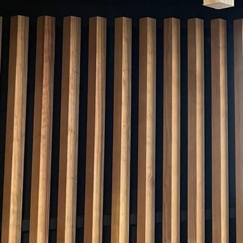 Panneau acoustique mural - WL/R8/38x38 - Woodslines - pour cloison / pour faux-plafond / en mélèze