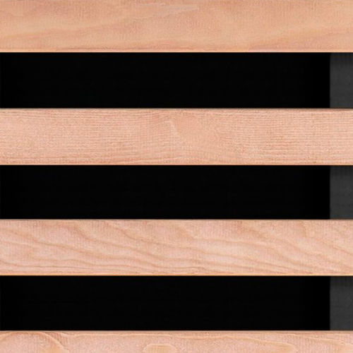Panneau acoustique pour faux-plafond - WL/H8/38x38 - Woodslines - suspendu / en bois massif / en chêne