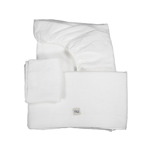 Drap en coton - Cotton bed sheet - NU Furniture - pour berceaux / pour bébé