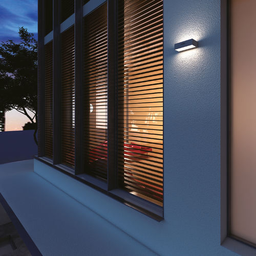 Applique murale contemporaine - KOREA - Hofflights - d'extérieur / en aluminium / en PC