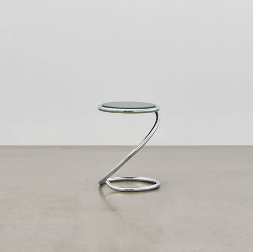 Tabouret design original - PH Snake - ToneArt Interior - en cuir / en bois / avec piètement en acier