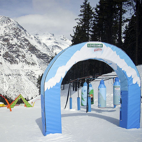 Structure gonflable avec membrane en pvc - SNOWPAR ARCO  - Gea Fun Experience - pour le secteur événementiel / pour aire de jeux