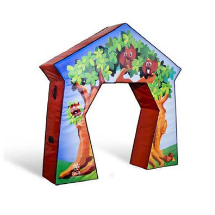 Structure gonflable avec membrane en pvc - PASSAGGIO ALBERO   - Gea Fun Experience - pour le secteur événementiel / pour aire de jeux