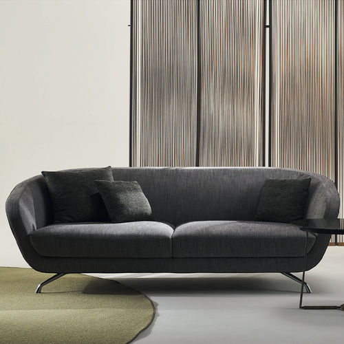 Canapé contemporain - NAVONA - Casa Covre - en tissu / avec accoudoirs / avec coussin amovible