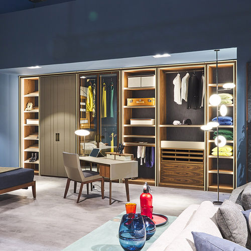 Dressing contemporain - LAGUNA - Casa Covre - en bois massif / en contreplaqué / en verre