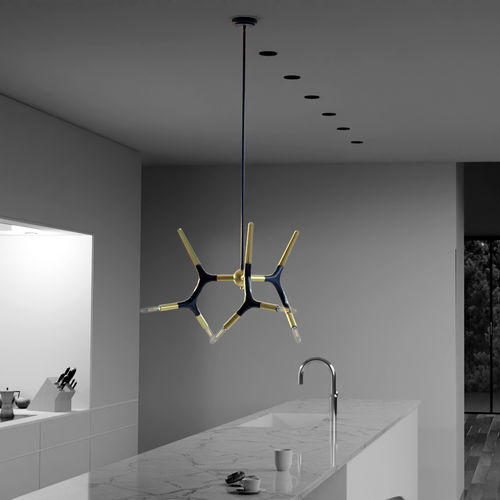 Suspension - SUSAN - Ambiate Lighting - en laiton / contemporaine / résidentielle