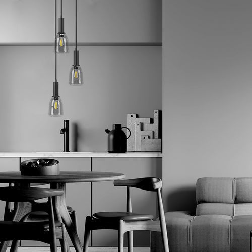 Suspension - TALIA TRIO - Ambiate Lighting - en verre / contemporaine / d'intérieur