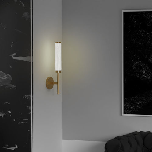 Applique murale contemporaine - CLARUS - Ambiate Lighting - d'intérieur / en laiton / en marbre