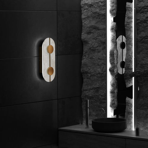 Applique murale contemporaine - OROLOGIO - Ambiate Lighting - d'intérieur / en laiton / en acier