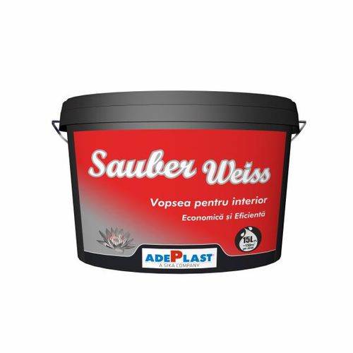 Peinture décorative - SAUBER WEISS  - AdePlast - économique / d'intérieur / pour mur