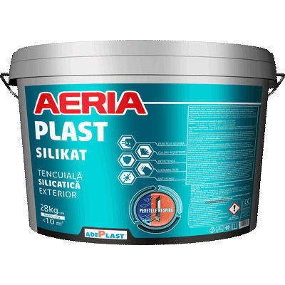 Enduit décoratif - AERIA PLAST SILIKAT  - AdePlast - de protection / d'intérieur / pour métal