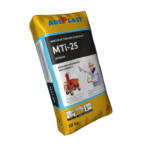 Mortier de finition - MTI 25  - AdePlast - pour pièce humide / minéral / polymère