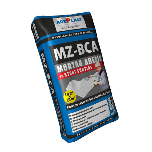 Mortier-colle de scellement - MZ BCA  - AdePlast - pour maçonnerie / minéral / à base de ciment et de chaux