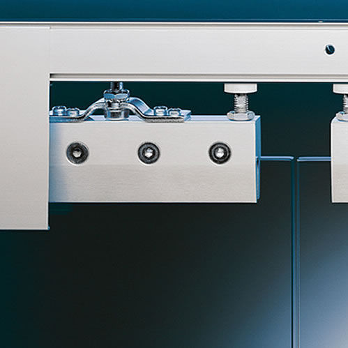 Système coulissant en métal - DORMA RS 120 - Transparent Design SRL - pour porte en verre / mural / résidentiel