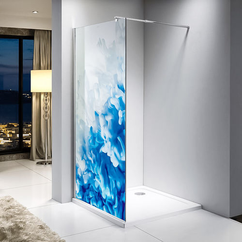 Cabine de douche à l'italienne - Transparent Design SRL - en verre / fixe / rectangulaire