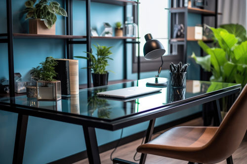 Plan de travail en verre - Transparent Design SRL - transparent / poli / à bords droits