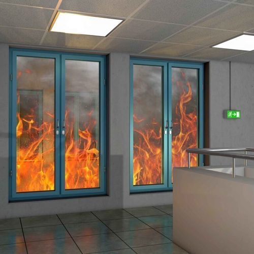 Panneau en verre en borosilicate - PYRAN® S - Transparent Design SRL - pour protection incendie / feuilleté / flotté