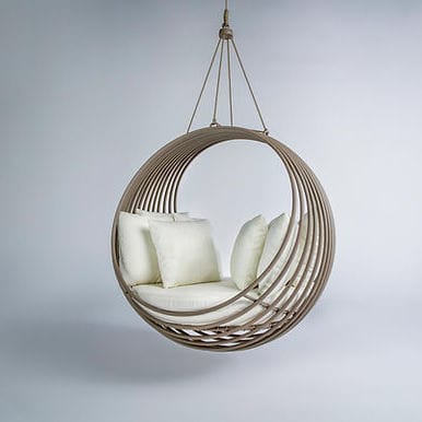 Fauteuil suspendu - Ubirani  - Sergio J. Matos - contemporain / en tissu / en aluminium