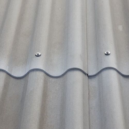Couverture en plaques ondulée - FARMTEC  - Euronit - en fibro-ciment / aspect tuile / avec isolant thermo-acoustique intégré