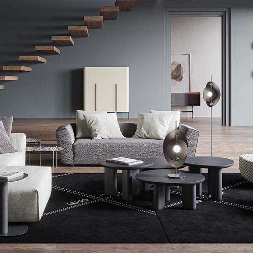 Canapé modulable - Dolcevita - LIU JO Living - contemporain / en tissu / gris
