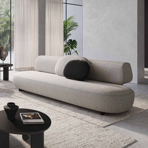 Canapé contemporain - Tetù - LIU JO Living - en tissu / sans accoudoirs / gris