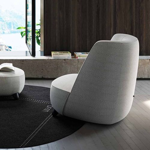 Chauffeuse contemporaine - Gradisca - LIU JO Living - en tissu / en bois / à dossier haut