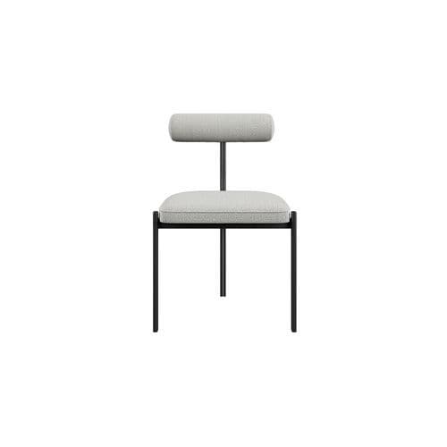 Chaise contemporaine - Caillou - LIU JO Living - d'intérieur / en tissu / avec piètement en métal