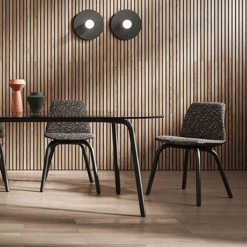 Chaise contemporaine - Marsina - LIU JO Living - d'intérieur / en tissu / avec piètement en acier à revêtement par poudre