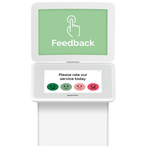 Kiosque interactif d'intérieur - SMILEY TOUCH™ - HAPPYORNOT - mural / à poser / sur plan